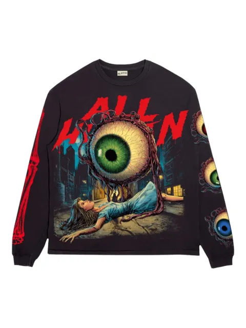 ALL HUMAN Eye See You surreal graphic long-sleeve T-shirt