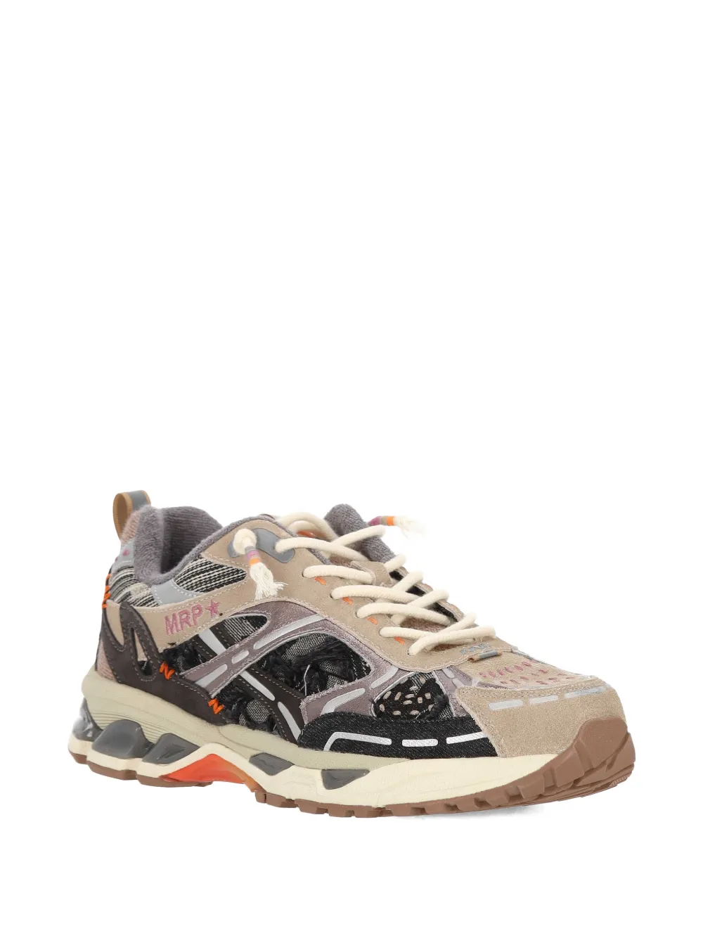 MARIPE Star Melrose Hicho Grey patchwork sneakers Grijs