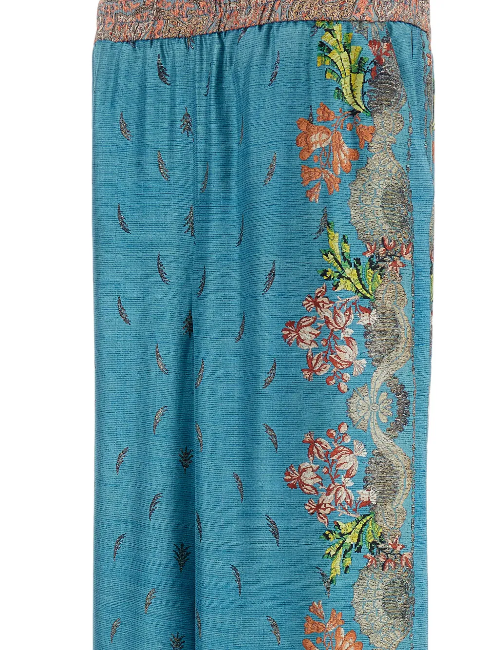 Aloe Floral-Print Palazzo Pants