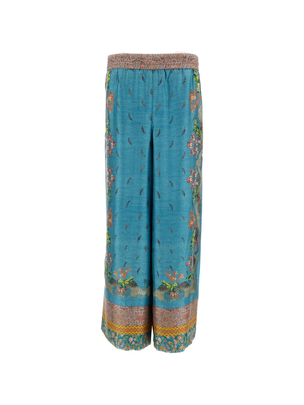 Pierre-Louis Mascia Aloe floral-print palazzo pants - Blu