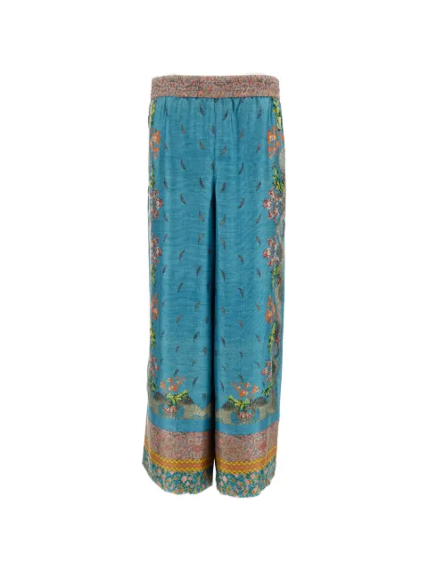 Pierre-Louis Mascia pantalon palazzo Aloe à fleurs