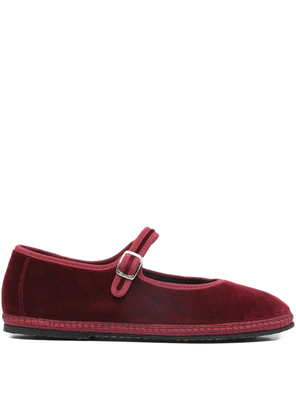 Piedattere Mary Jane espadrilles Rood