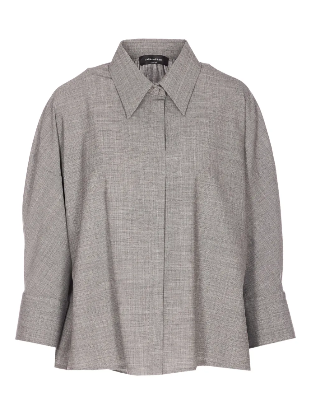 Fabiana Filippi front-button shirt - Grigio