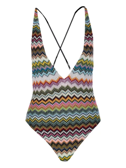 Missoni zigzag-motif swimsuit