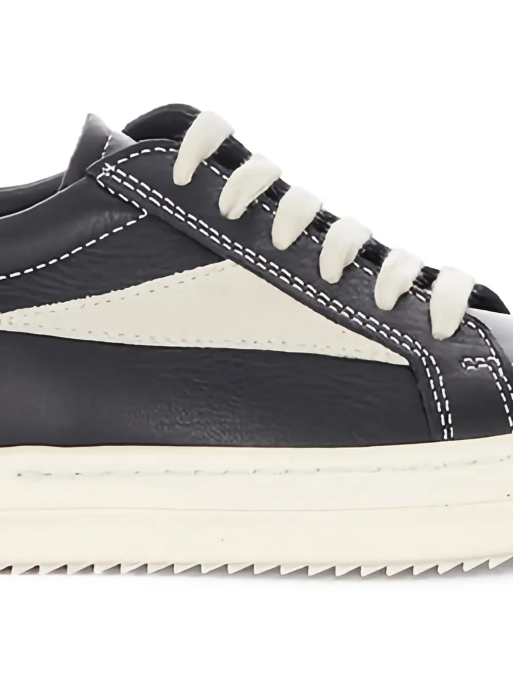 Rick Owens Kids contrast-panelled sneakers - Zwart