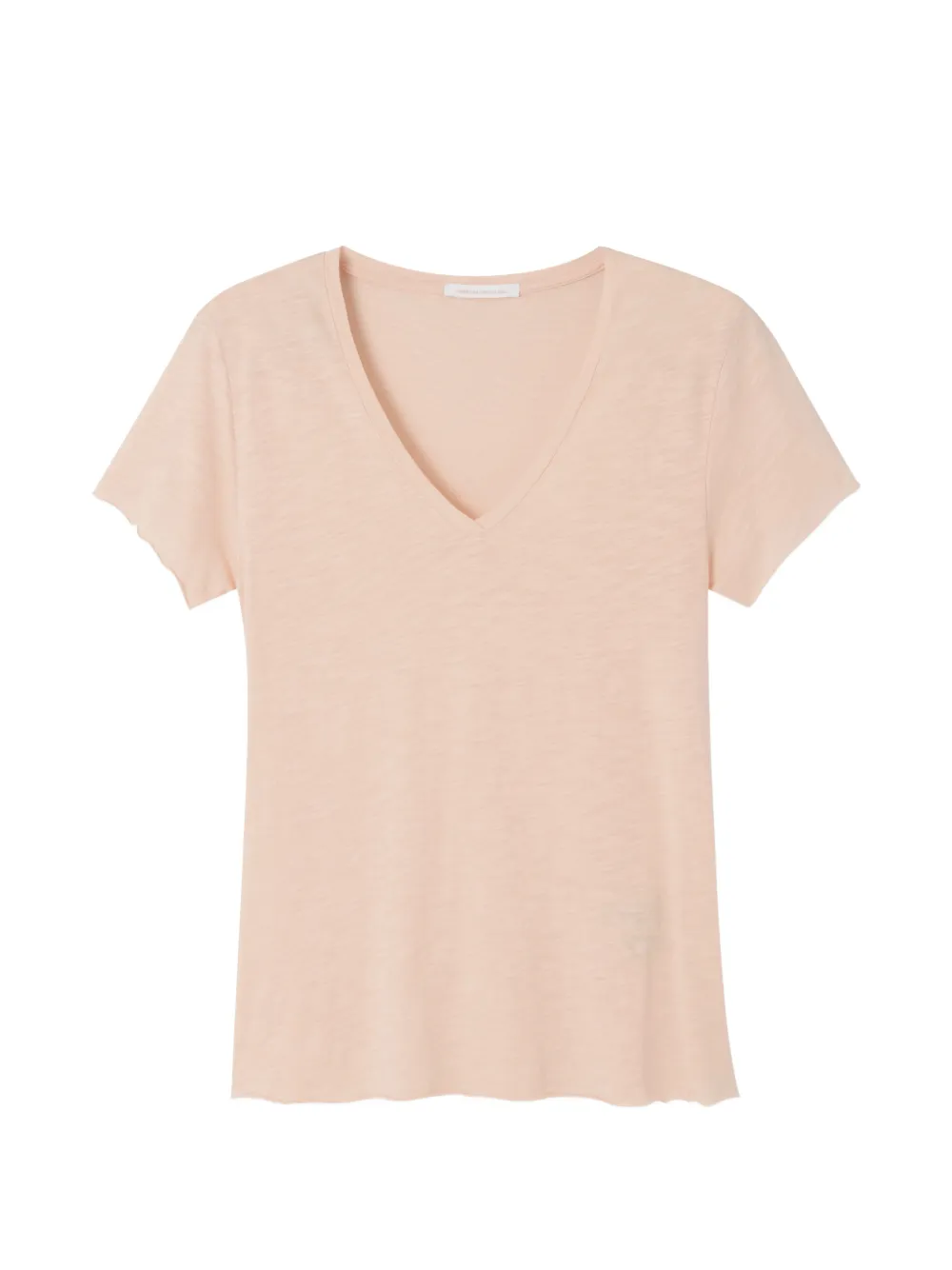 American Vintage Jacksonville V-neck short-sleeves T-shirt - Arancione