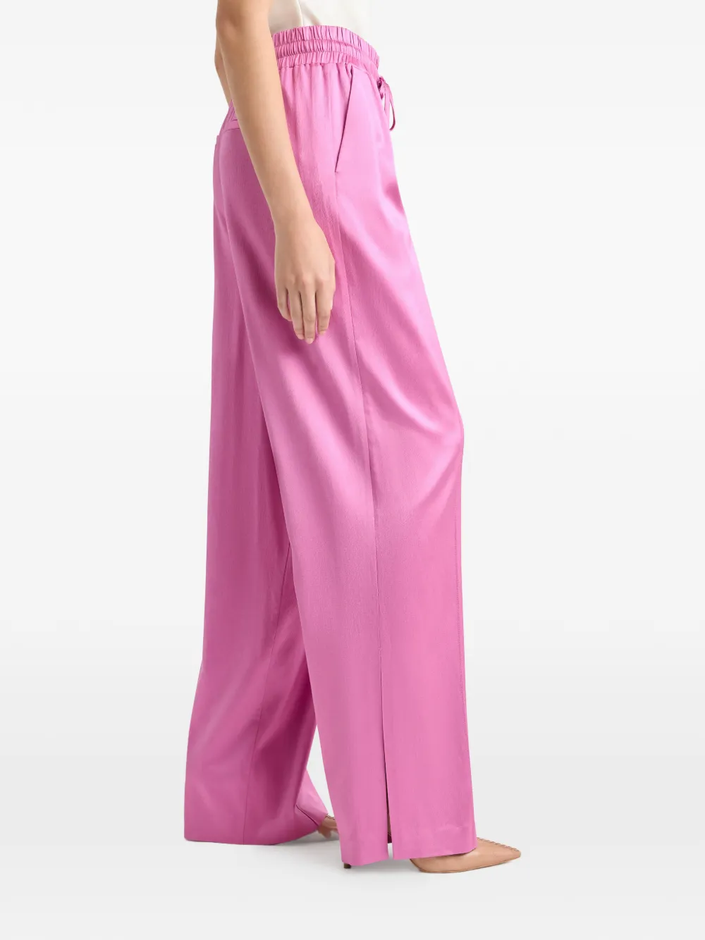 Cinq A Sept Damoni broek met trekkoord en split Roze