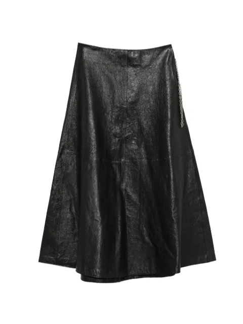 Alexander Wang falda acampanada con cadena