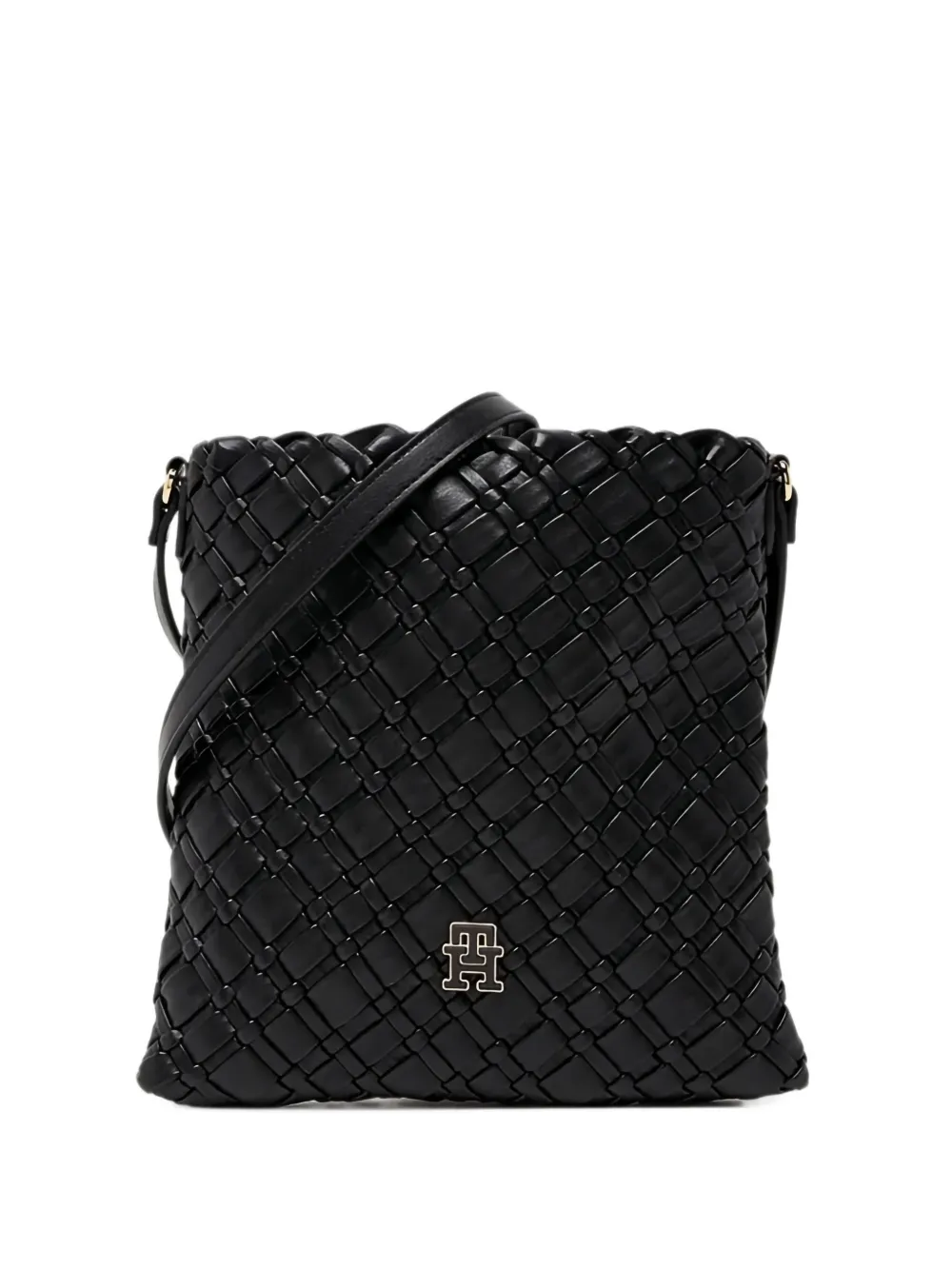 Tommy Hilfiger Borsa a tracolla con zip - Nero