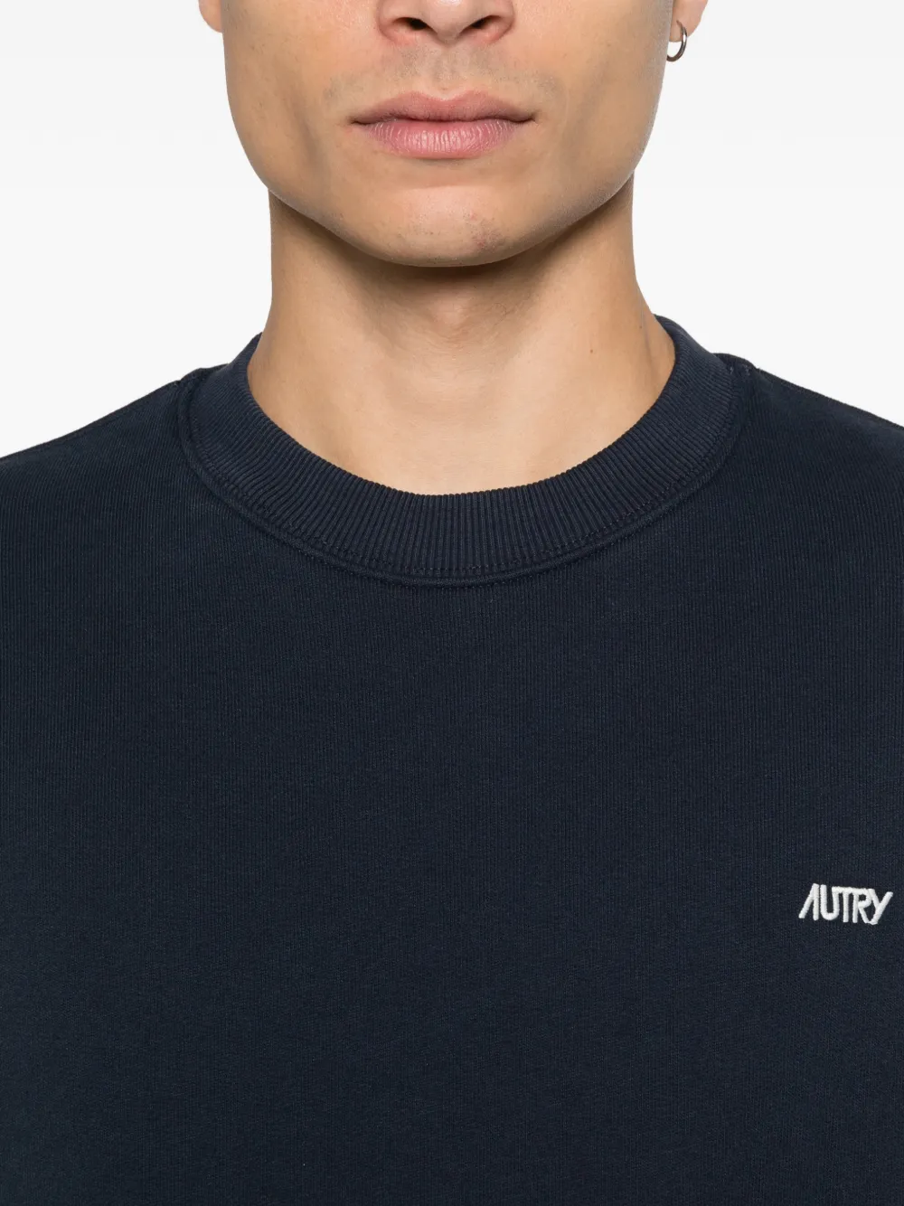 Autry Sweater met logo Blauw