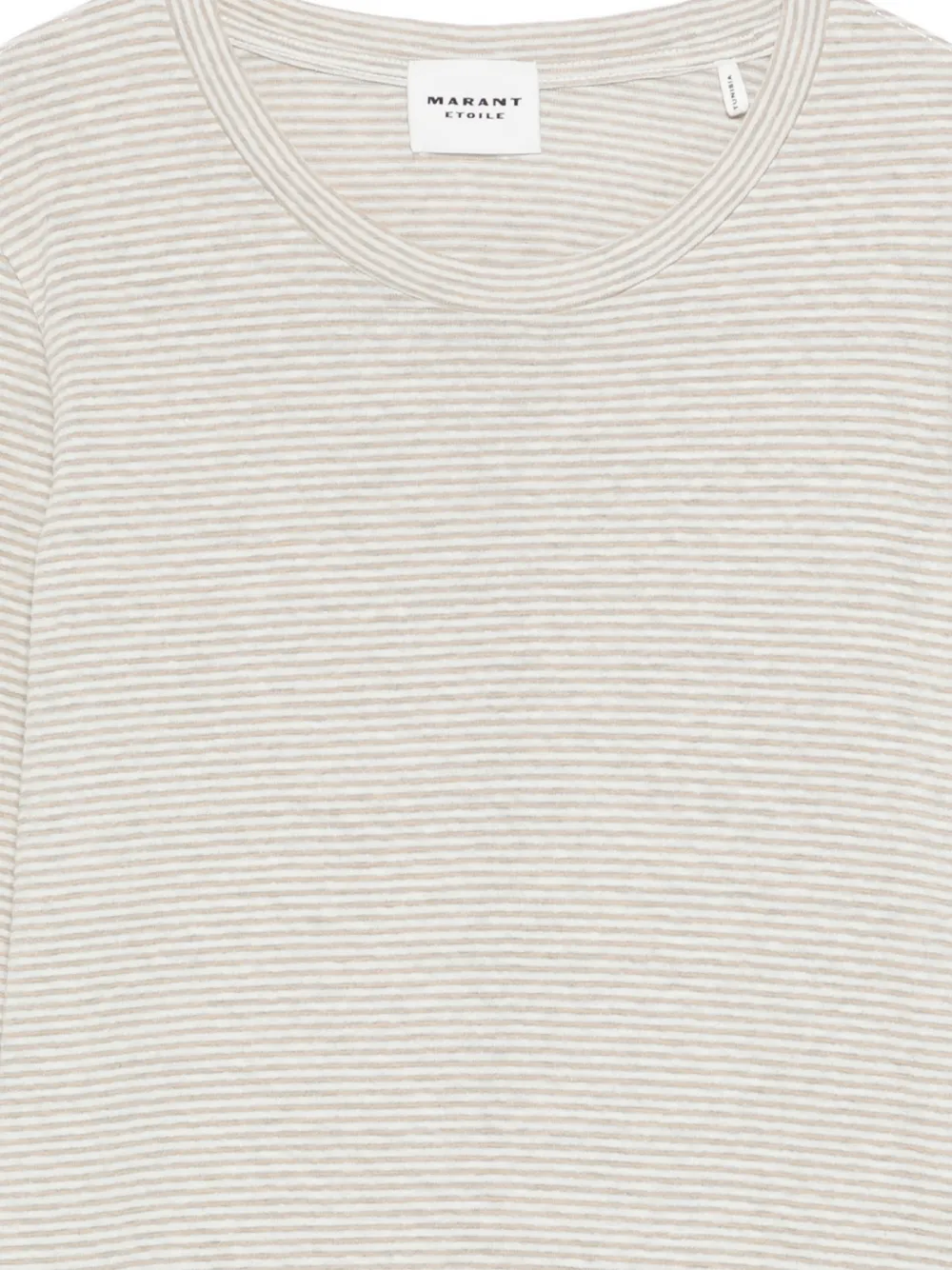  Marant étoile Kaaron Striped T-shirt - Neutrals 