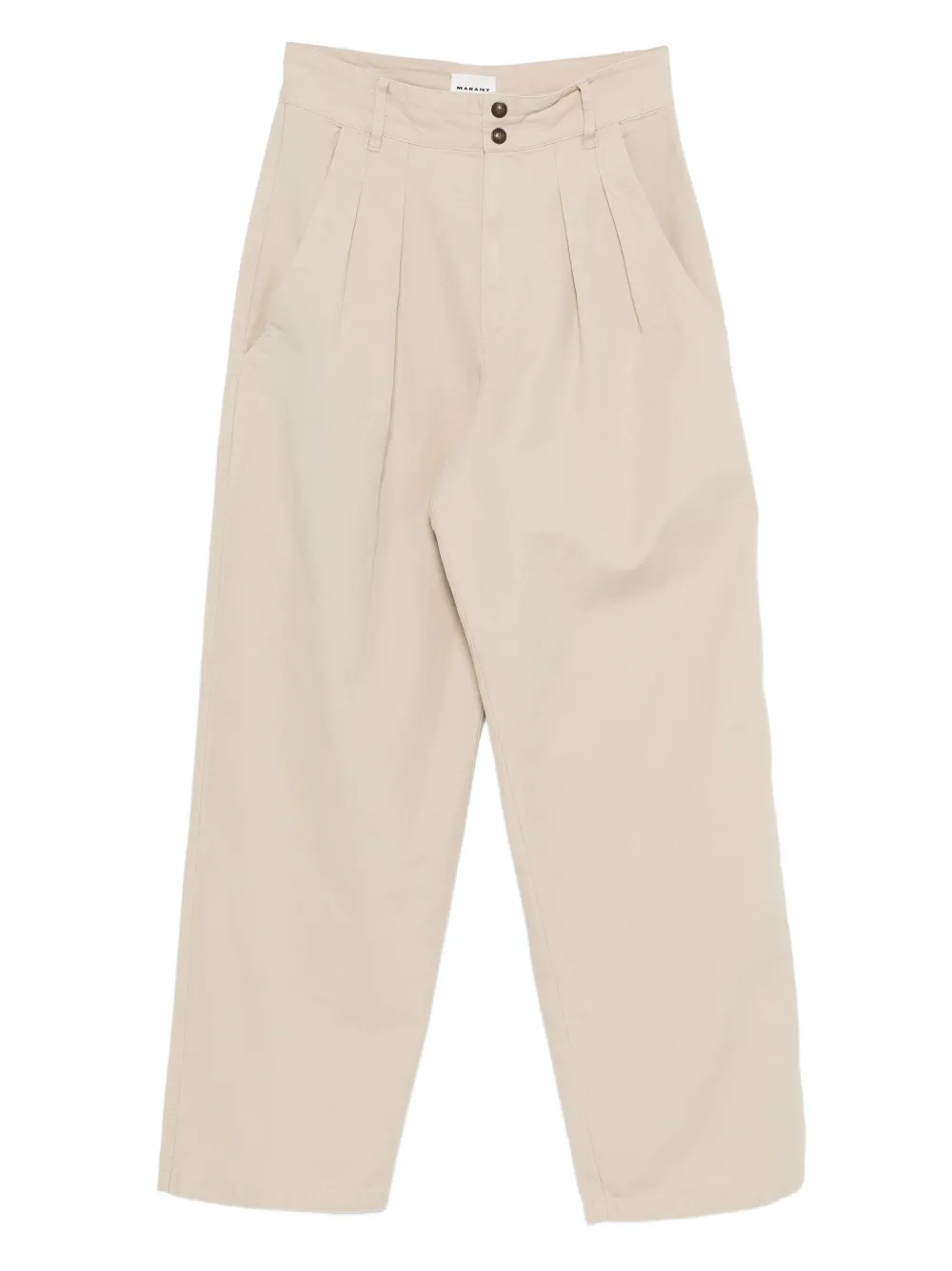 MARANT ÉTOILE Nadine pleated trousers - Nude
