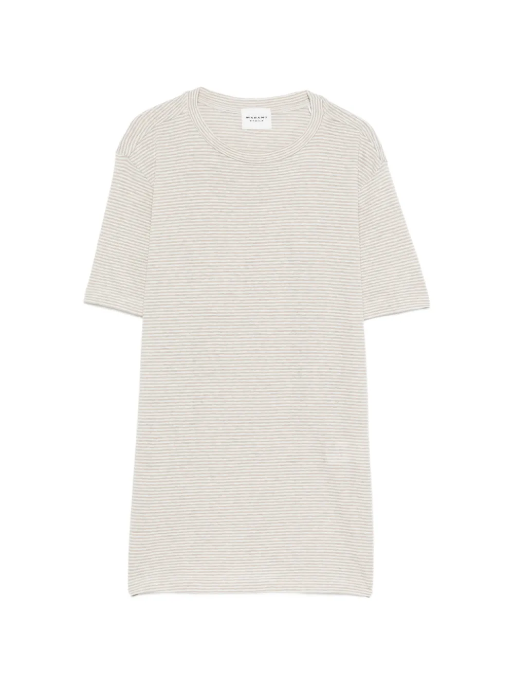 MARANT ÉTOILE Zewel striped T-shirt - Toni neutri