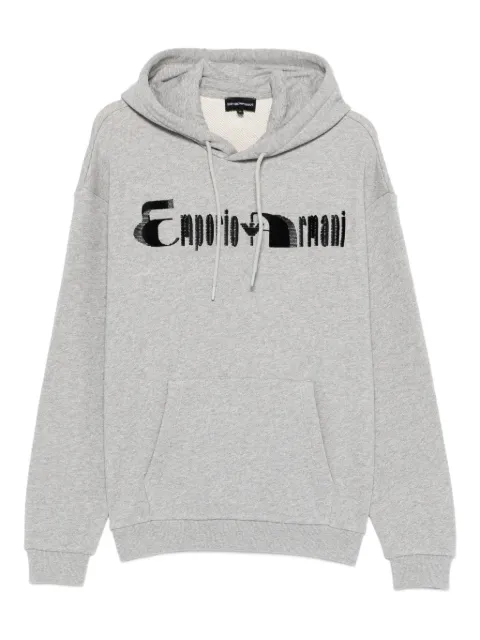 Emporio Armani Felpa con decorazione logo