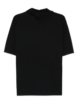 MM6 Maison Margiela graphic-print T-shirt | Black | FARFETCH RO