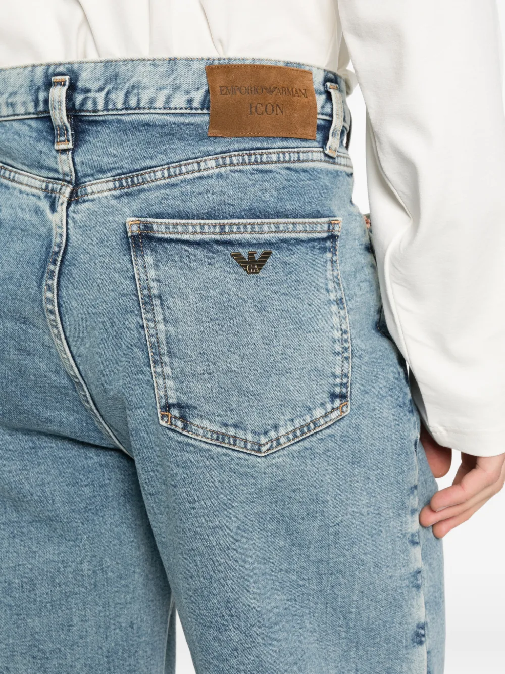 Emporio Armani デニムパンツ | ブルー | FARFETCH JP