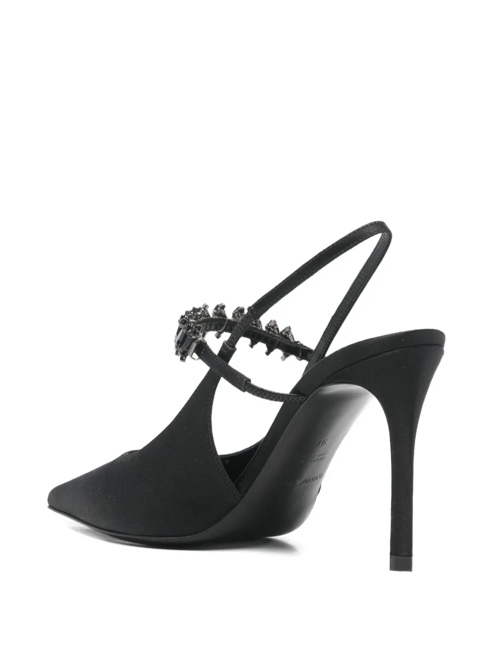 Emporio Armani heeled embellished pumps Zwart