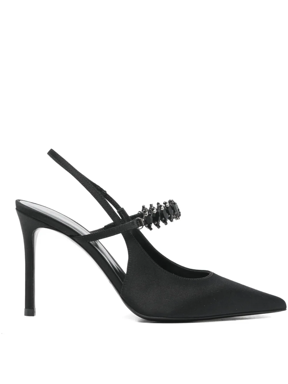 Emporio Armani heeled embellished pumps Zwart