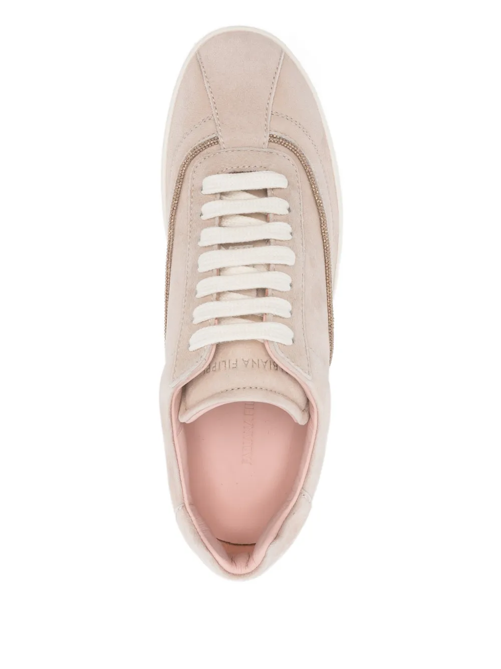 Fabiana Filippi panelled sneakers Beige