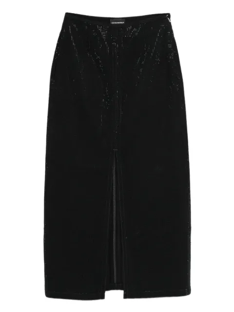 Emporio Armani slit midi skirt