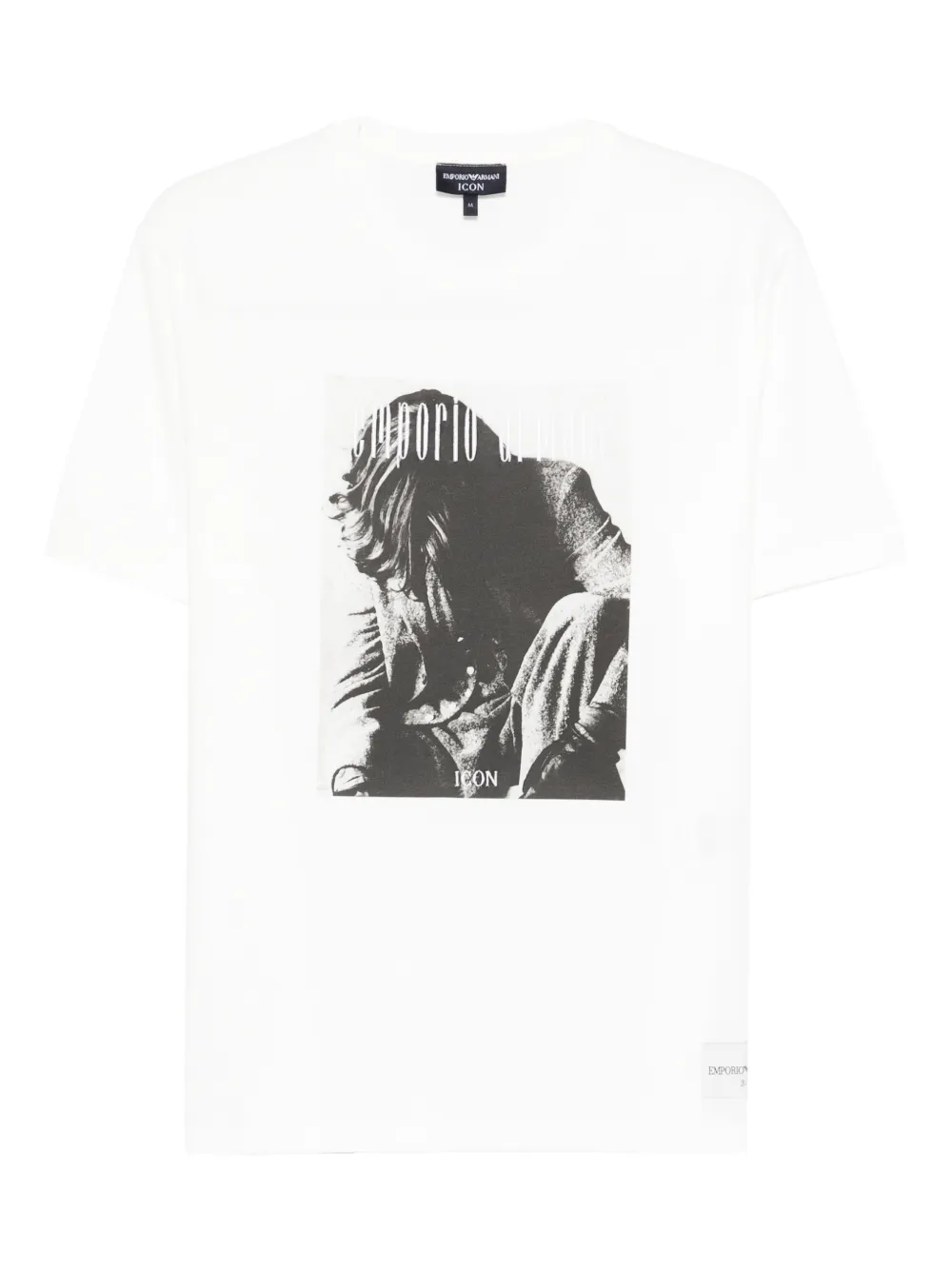 Emporio Armani printed T-shirt - Bianco