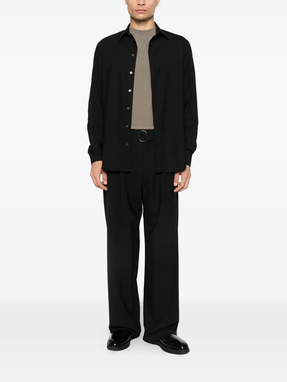 Emporio Armani button shirt - Zwart