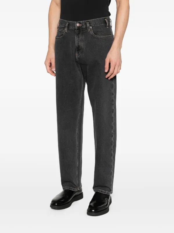 Emporio Armani ウォッシュド ジーンズ | ブラック | FARFETCH JP