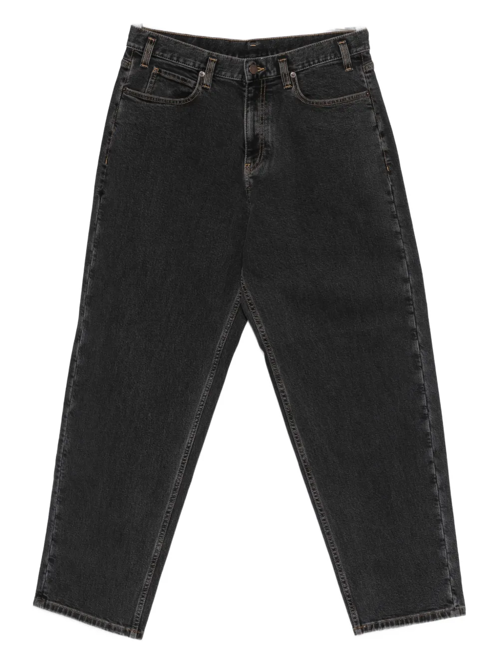 Emporio Armani faded denim trousers - Nero