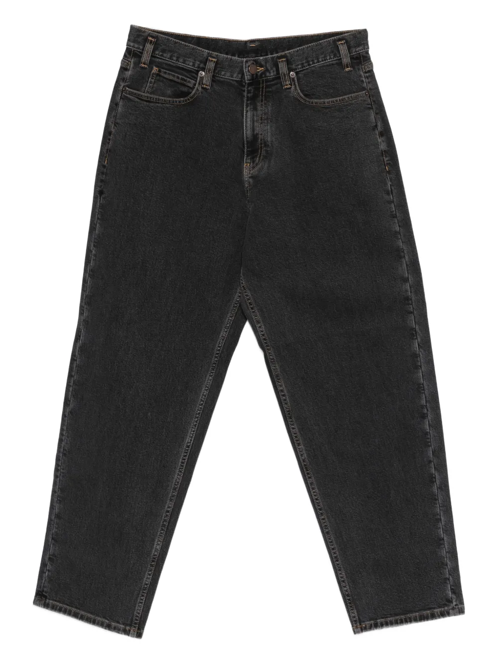 Emporio Armani faded denim trousers - Nero