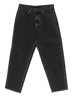Emporio Armani ダメージ ジーンズ | ブラック | FARFETCH JP