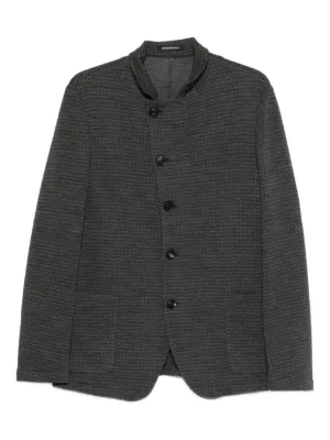 Giorgio Armani ヘリンボーン ジャケット | グレー | FARFETCH JP