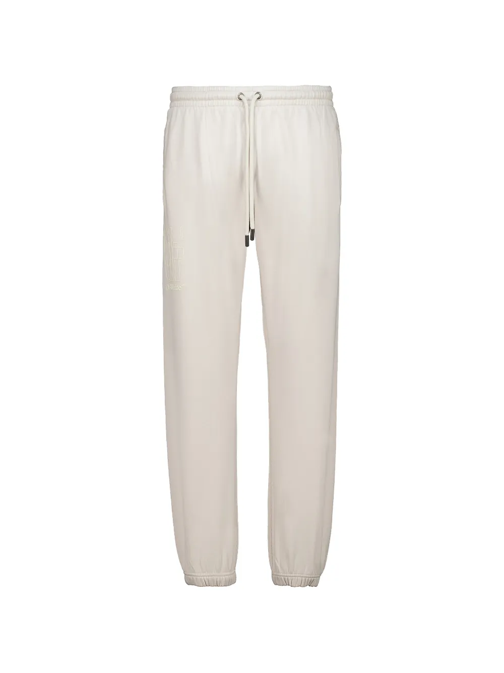Off-White double arrow cuffed trousers - Toni neutri