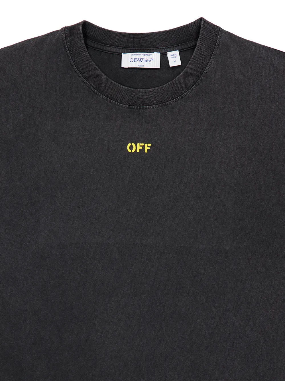 Off-White T-shirt met print Zwart