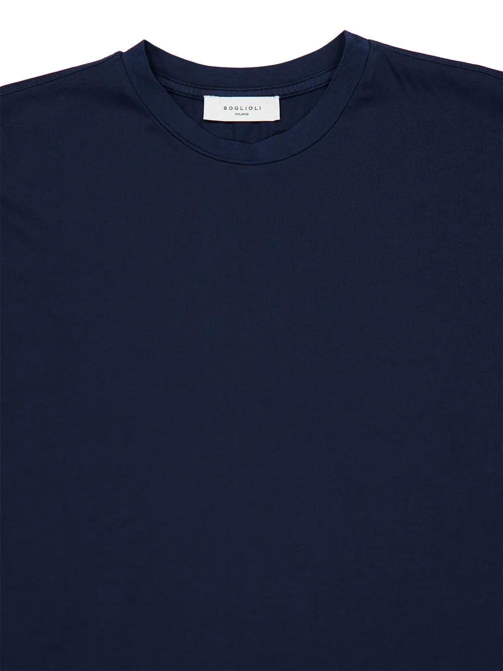 Boglioli T-shirt met ronde hals Blauw