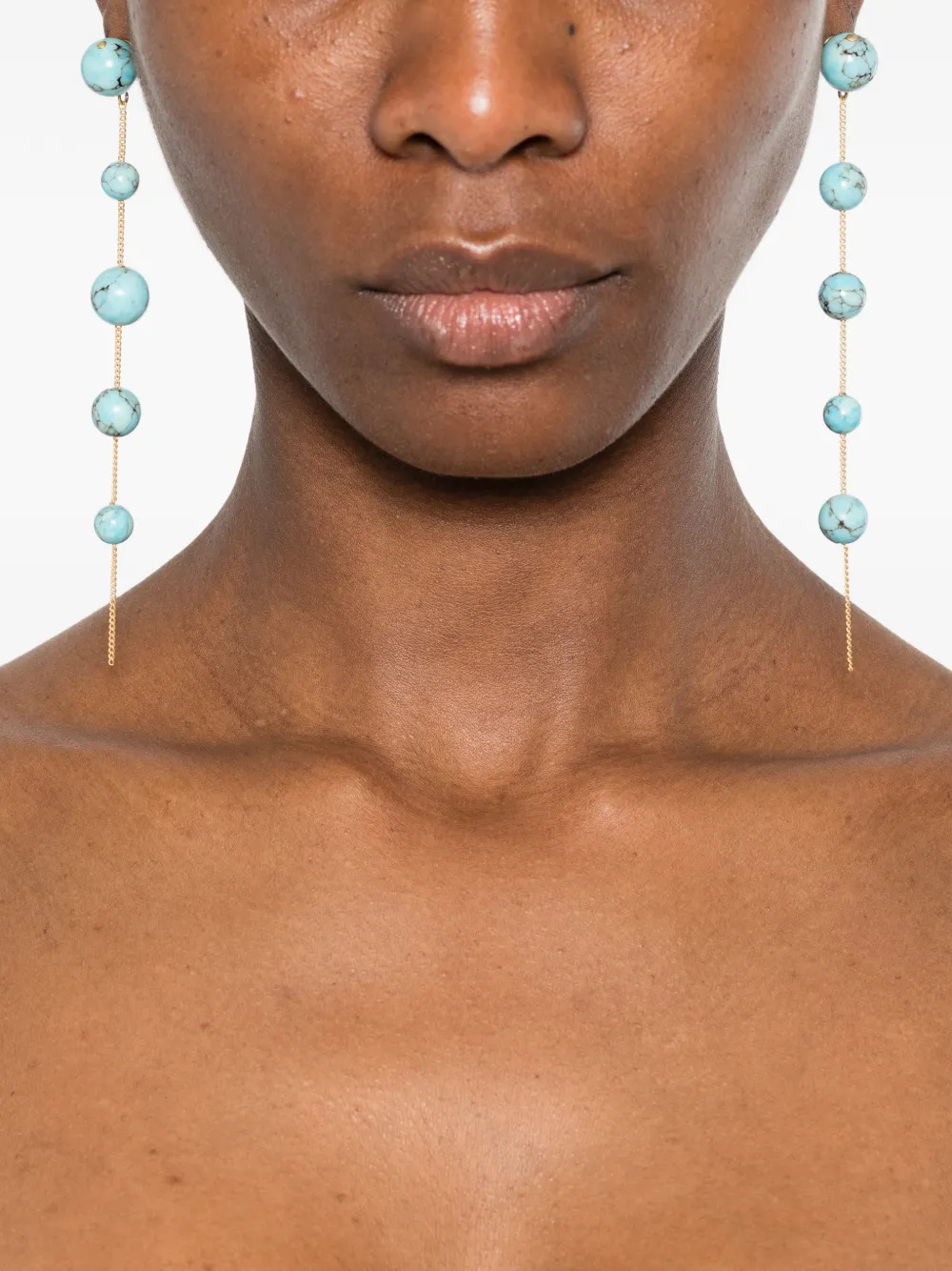  Cult Gaia Atum Chain Earrings - Gold 