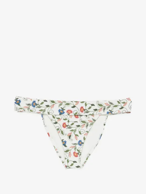 FARM Rio Stitched Garden floral-print bikini bottoms