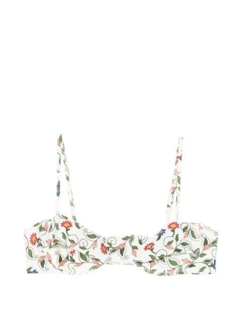 FARM Rio embroidered underwire bikini top