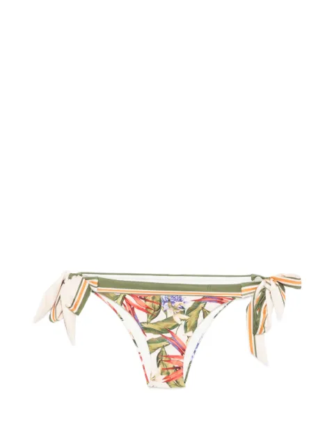 FARM Rio Strilitzia floral-print side-tie bikini bottoms