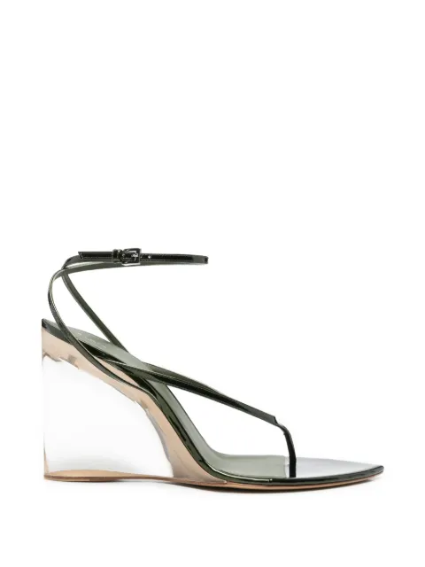 Alaïa Sandália de couro