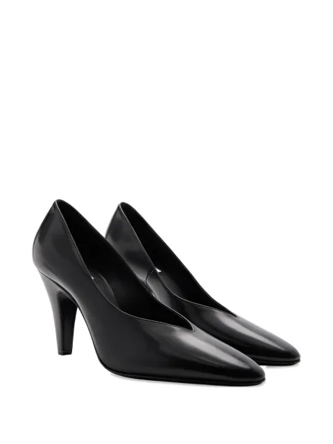 Alaïa polished leather pumps