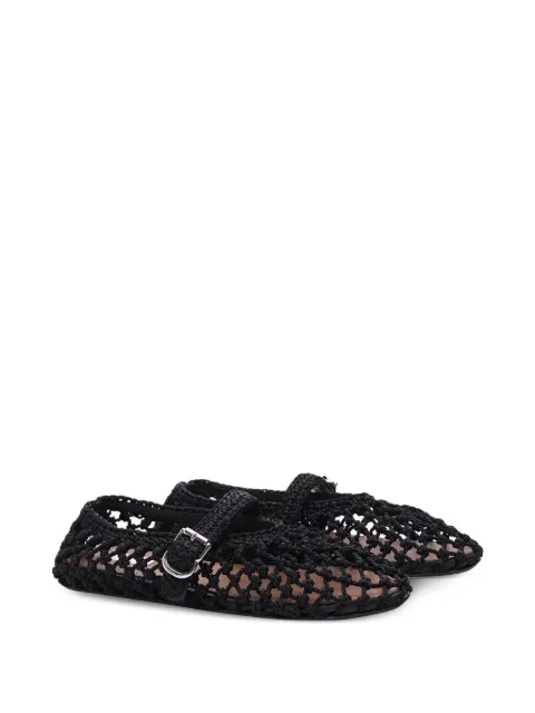 Alaïa hand-knotted strap ballet flats