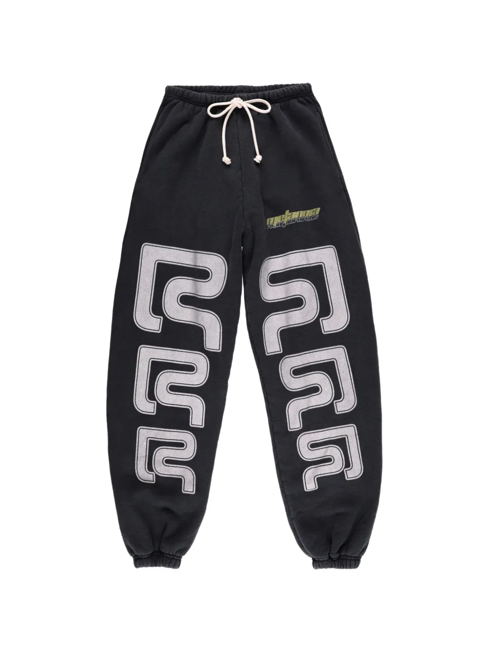 RRR123 R Sweat drawstring-fastening track pants - Nero