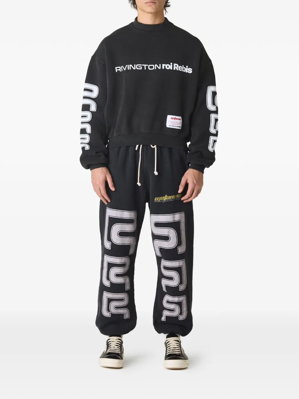 RRR123 Metanoia USO CVA crew-neck sweatshirt - Zwart