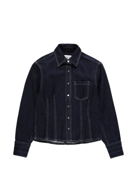 TWP Franny front-pocket denim shirt