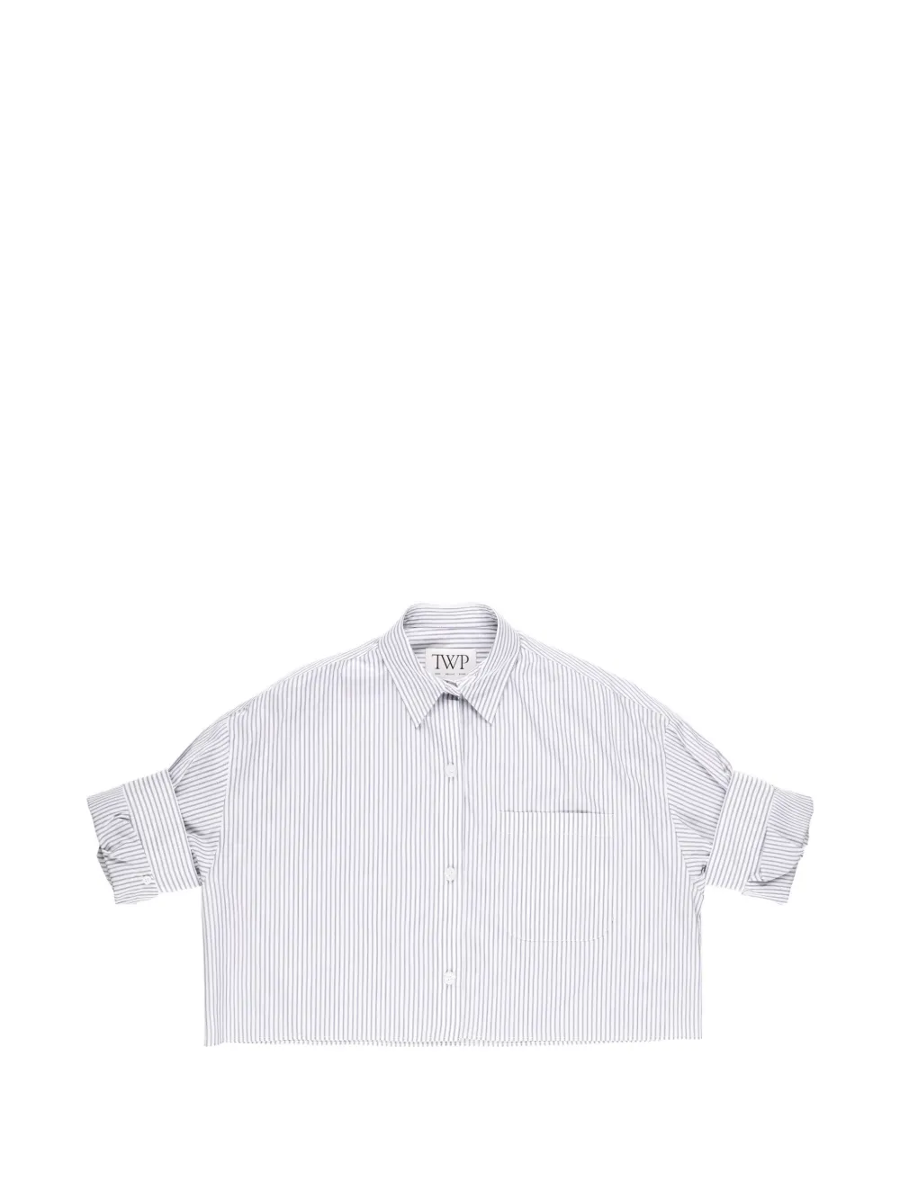 TWP Next Ex cropped shirt - White