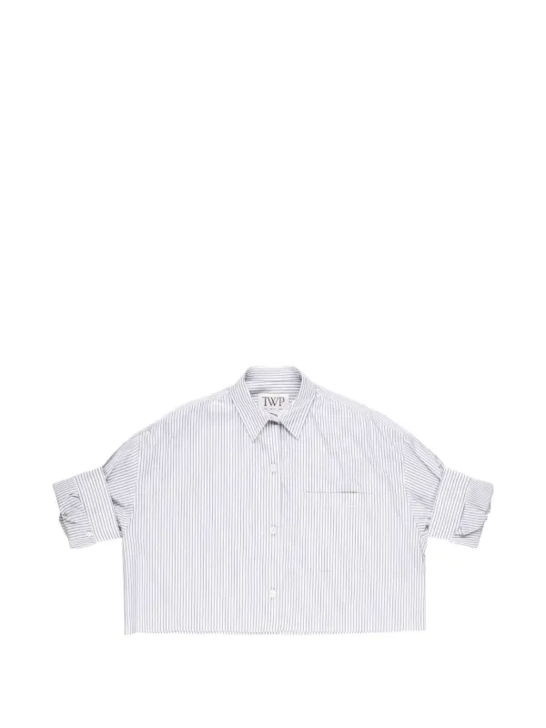 Twp Next Ex Cropped Shirt in White