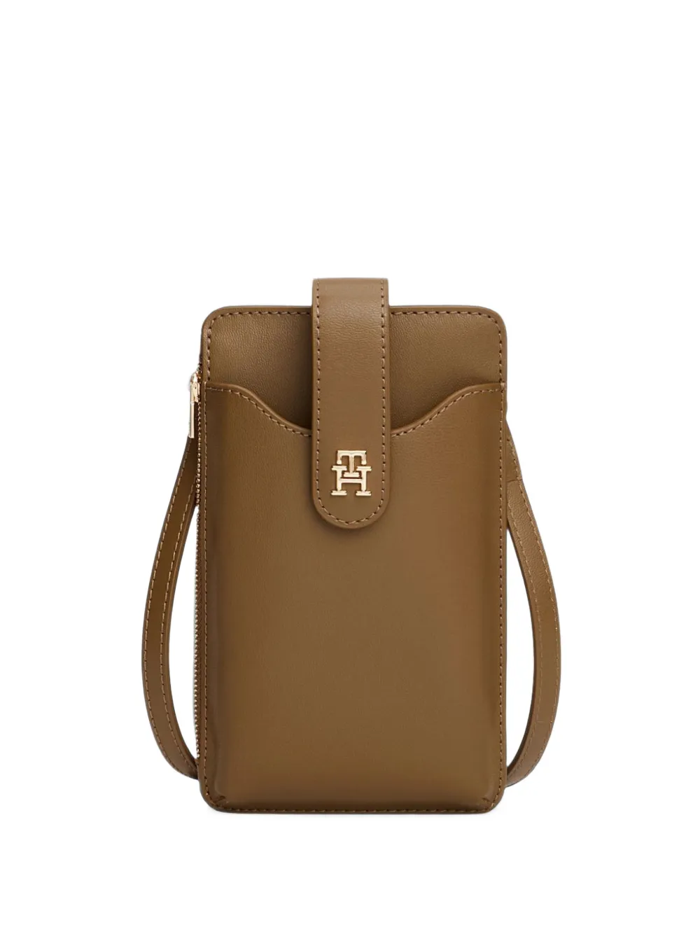 Tommy Hilfiger Borsa a spalla Icon con placca logo - Marrone