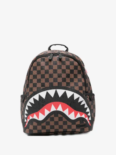 Sprayground chec-pattern backpack