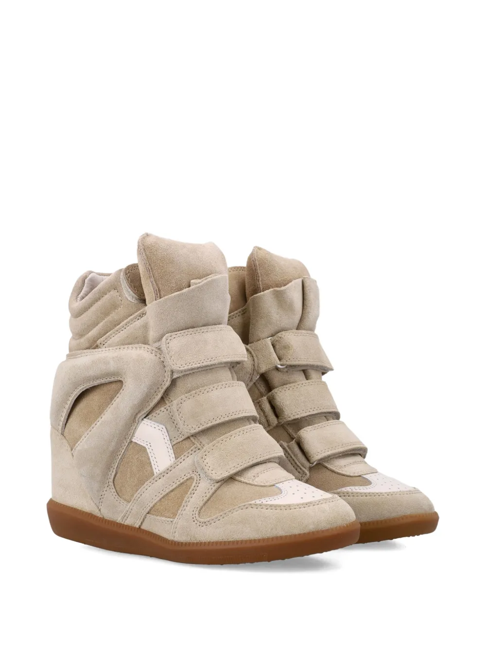 ISABEL MARANT Bekett sneakers met bandjes - Beige