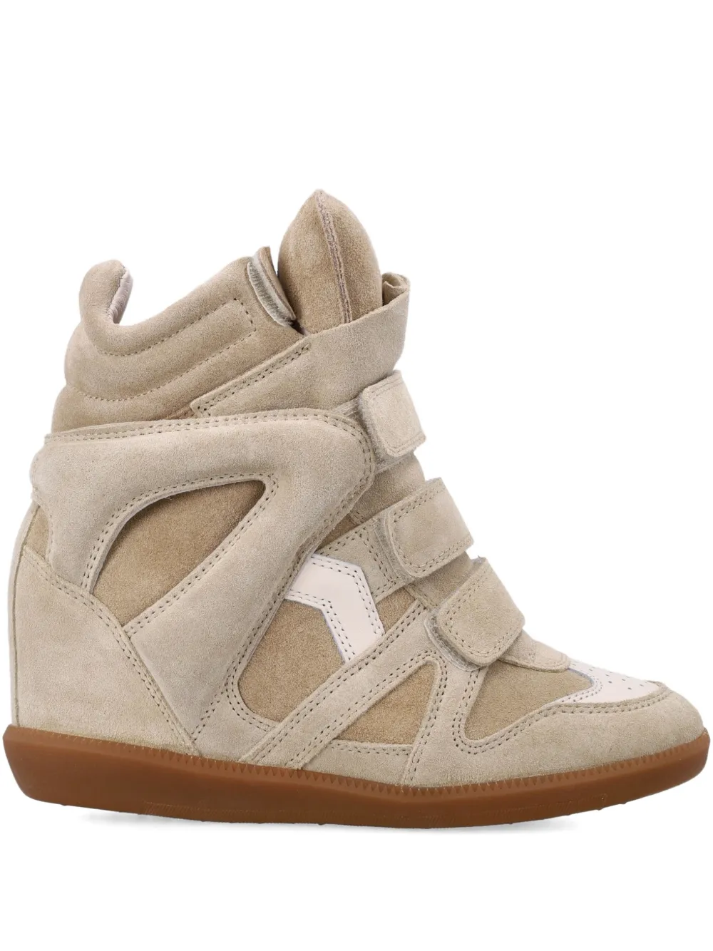 ISABEL MARANT Bekett straps sneakers - Toni neutri